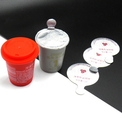 Leakproof 80mm Heat Sealing Aluminium Foil Seals For Nespresso Easy Peeling