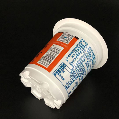 350ml Custom printed plastic ice cream yogurt cup
