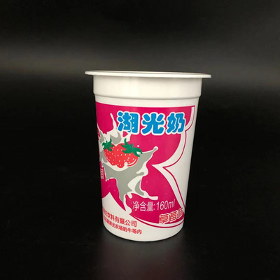 155ml Plastic Ice Cream Cup Top 66mm Dia Anticrack No Odor