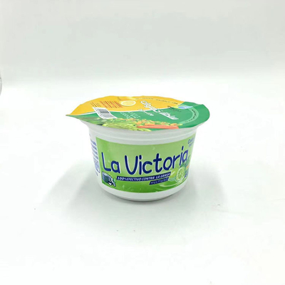Green 16 Oz Frozen Plastic Yogurt Cups Anti Chapping 8g Weight