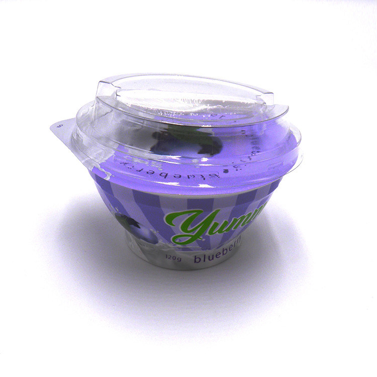 120ml plastic yogurt packaging cups with lids food grade plastic cups