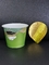 150ml plastic yogurt IML print with aluminum foil lid and plastic lid