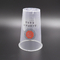 90ml Clear Plastic Beverage Cups PP Injection Matted For Hot Drinks H53cm