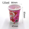125ml yogurt cups with lids food grade plastic cups for desserts