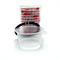low MOQ 80ml pp white and clear injection cup for baby yogurt
