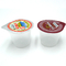 low MOQ 80ml pp white and clear injection cup for baby yogurt