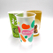 360ml 700ml Milk Tea Plastic Cups With Logo Printed Milkshake Clear Frosted Cold Cups