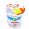 Food grade plastic cups 100ml  customized plastic yogurt milk drink cup with aluminum foil lid