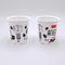 11.8oz 12oz Plastic Yogurt Cup White Offset Dessert Pudding Containers