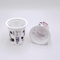 11.8oz 12oz Plastic Yogurt Cup White Offset Dessert Pudding Containers