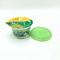 Green 16 Oz Frozen Plastic Yogurt Cups Anti Chapping 8g Weight