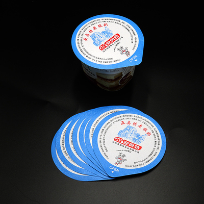 40 Micron 98mm Yogurt Foil Lid Disposable Roundness Pre Cut PE Film