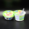 117mm 12oz 16oz Embossing Yogurt Foil Lid Heat Seal Lacquer