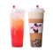Custom Logo Disposable Milk Tea Plastic Cups 18oz 22oz 24oz Transparent