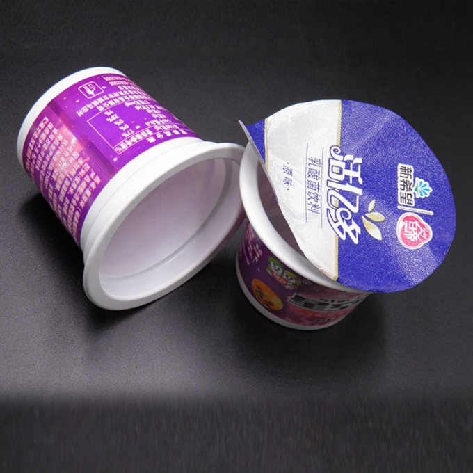100ml food grade plastic cups plastic yogurt cup with lids plastic