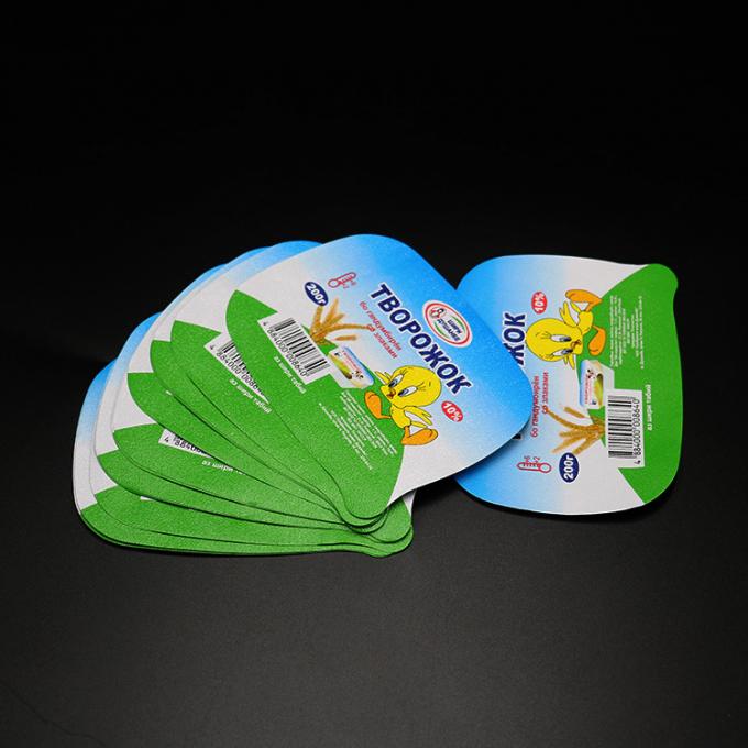 Aluminium Yogurt Foil Lid Dairy Packaging Yoghurt Pot Lids 70 Micron